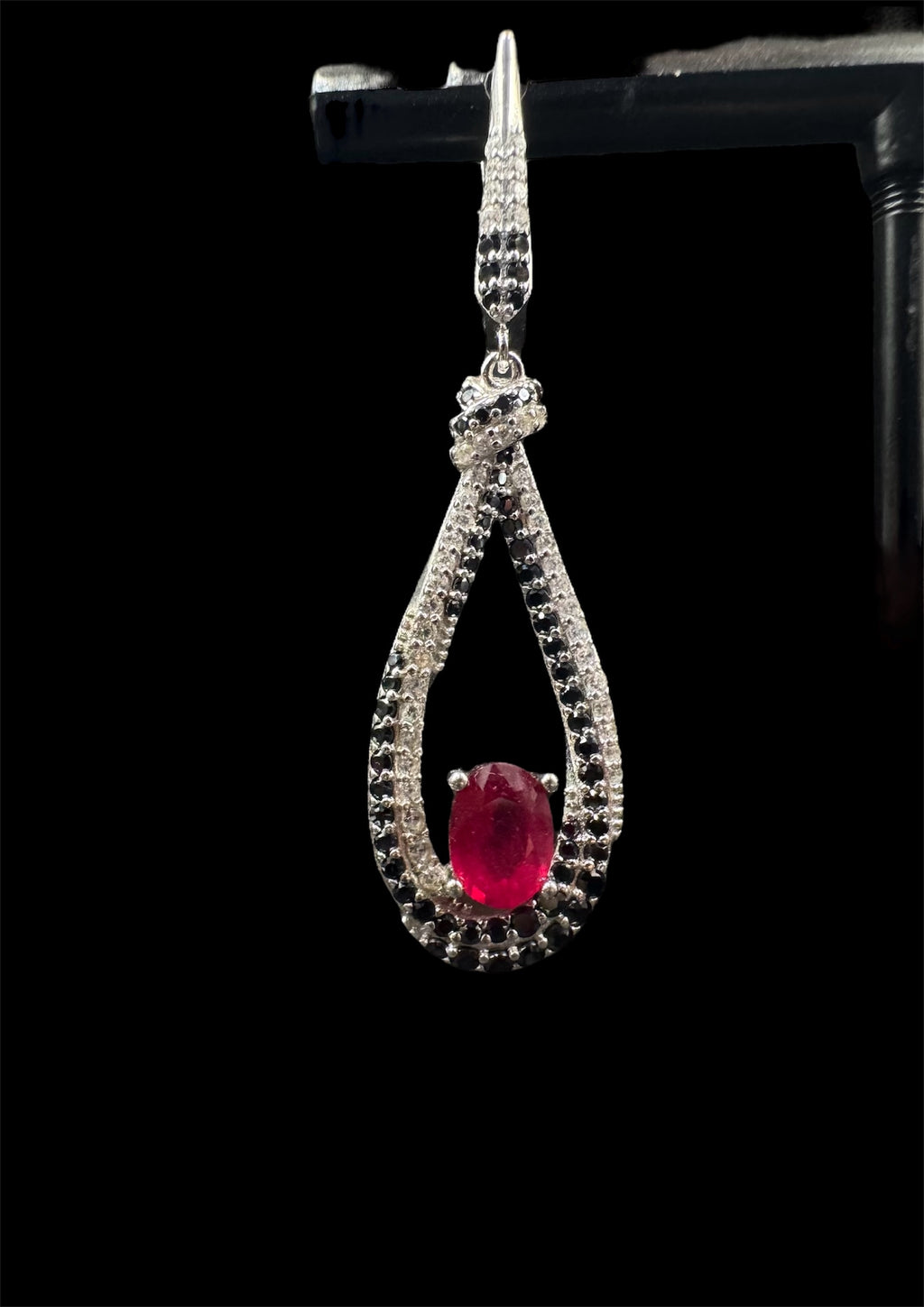 Silver Cascade Earring