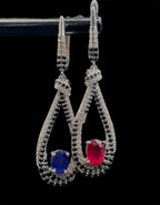 Silver Cascade Earring
