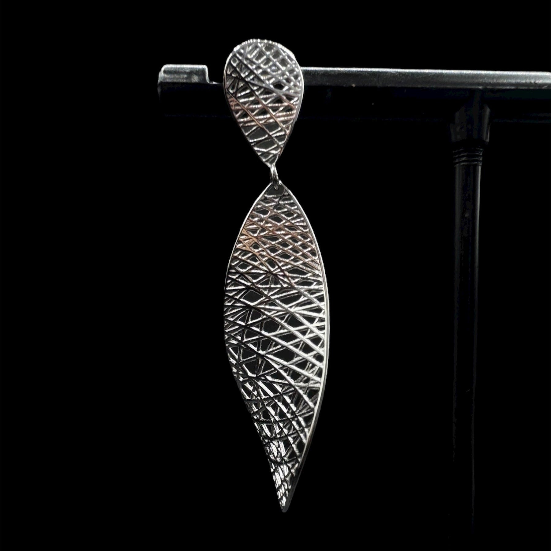 Twisted Silver Earrings