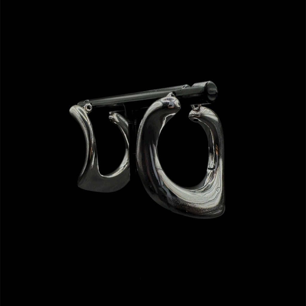 Silver Wave Earrings