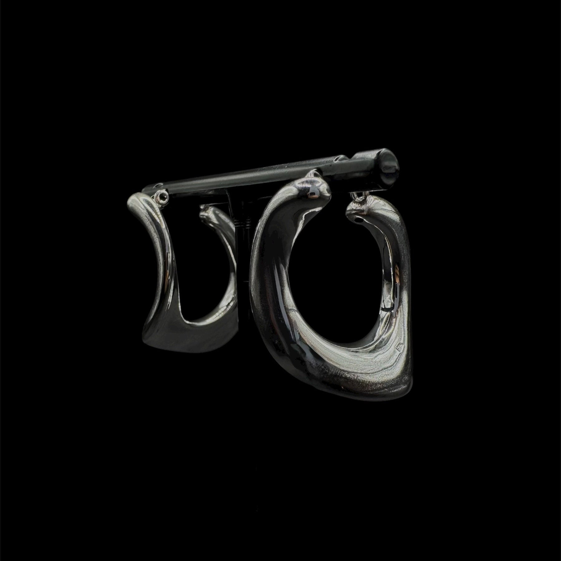 Silver Wave Earrings