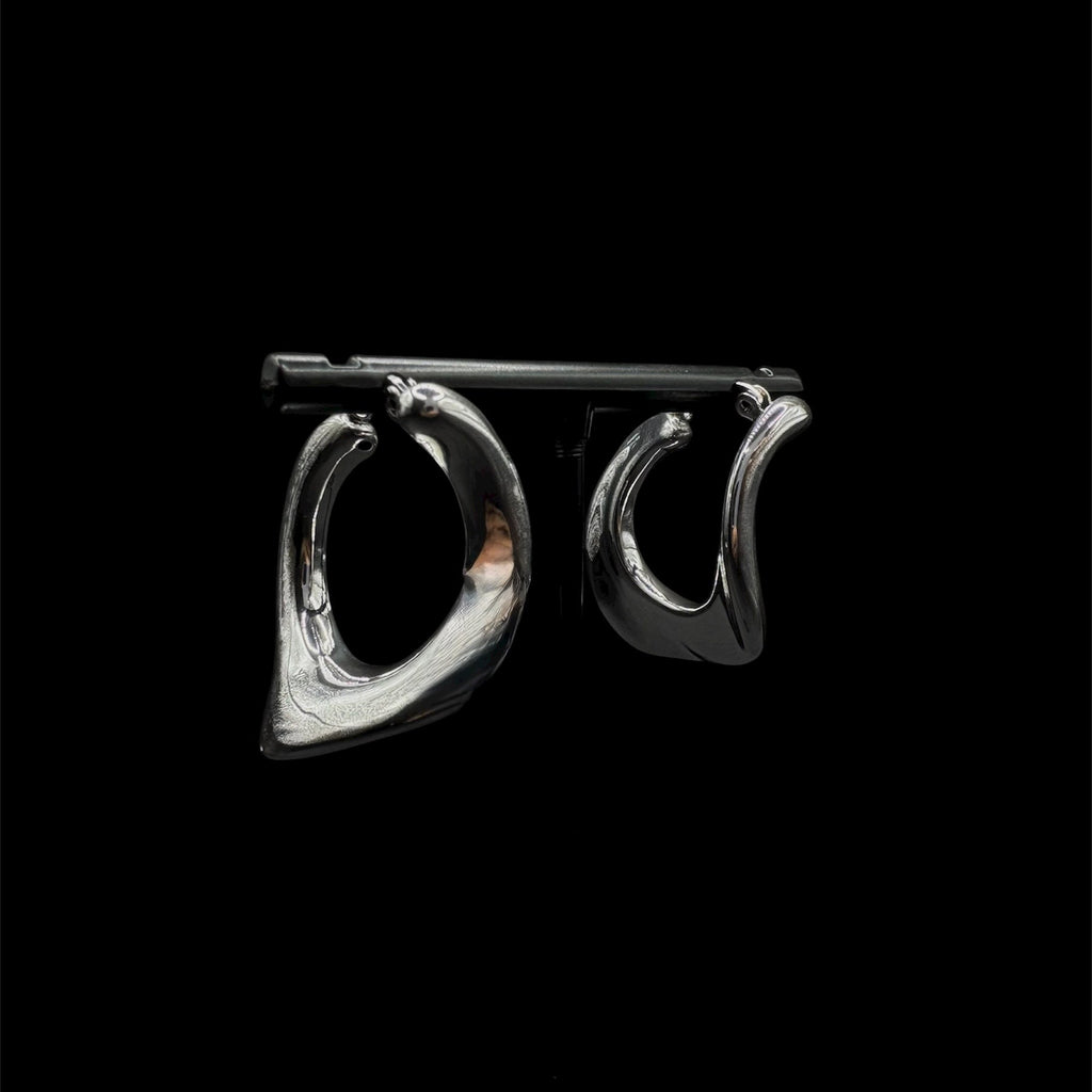 Silver Wave Earrings