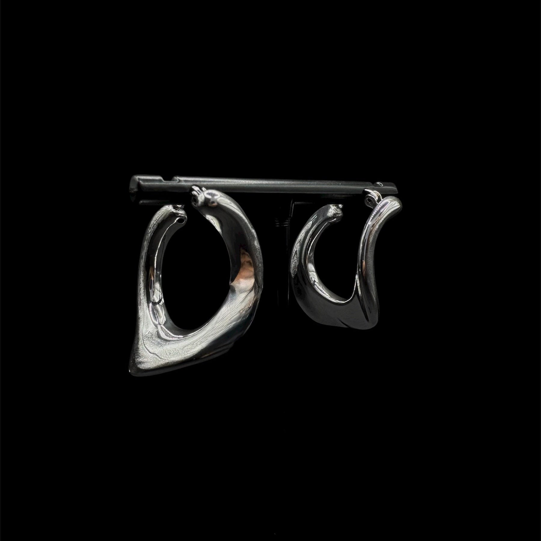 Silver Wave Earrings