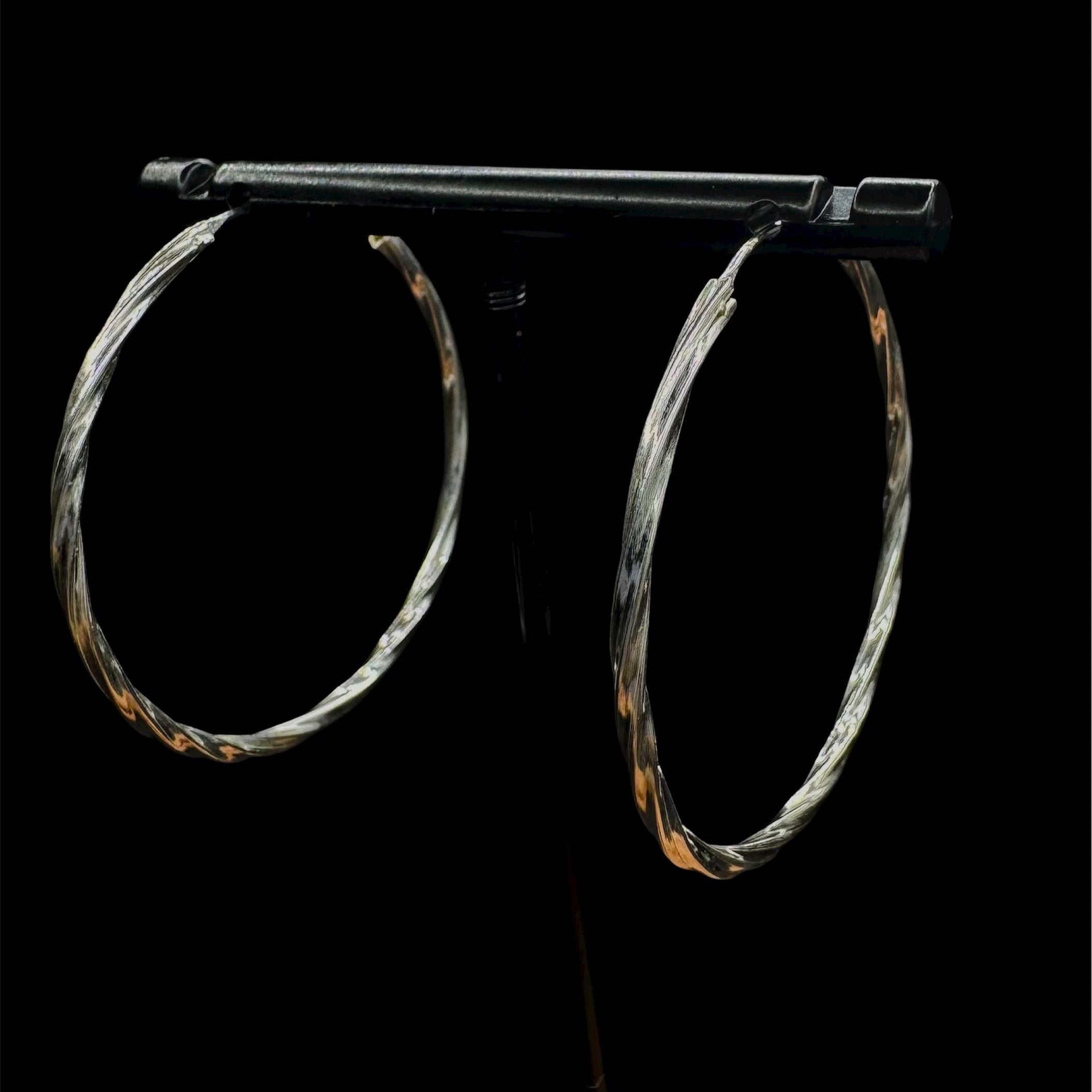 Silver Halo Earrings