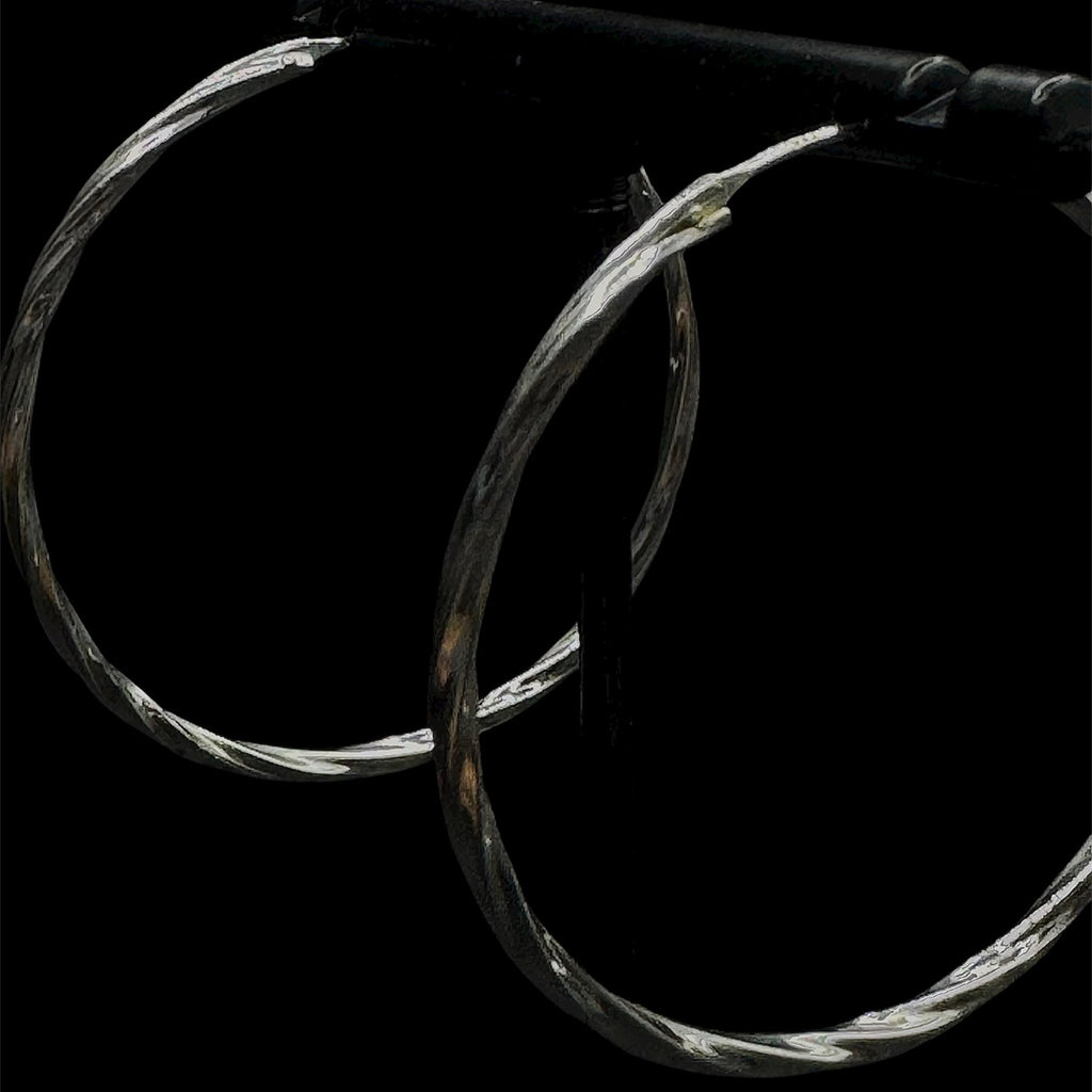 Silver Halo Earrings